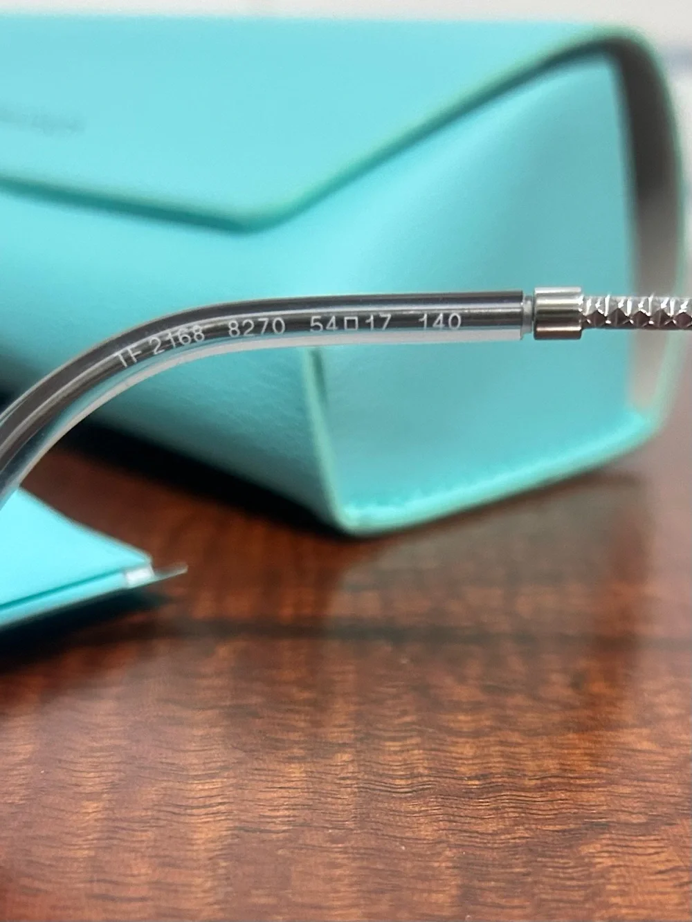Tiffany & Co. Clear Glasses with Signature Tiffany Blue Accessories